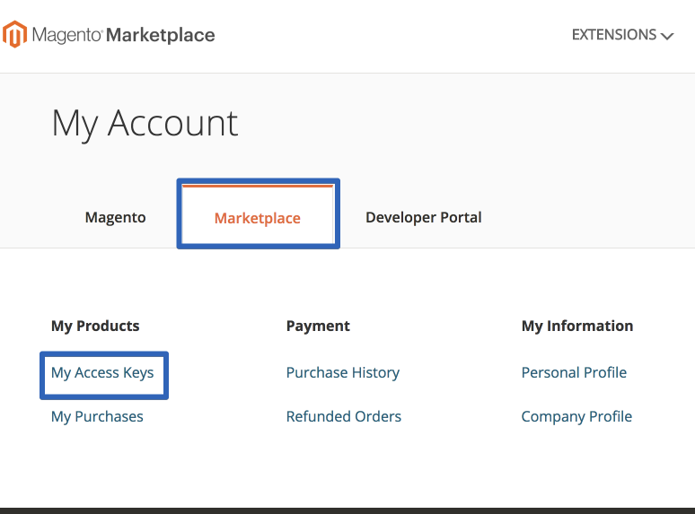 Magento marketplace